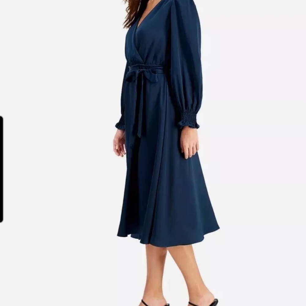 Taylor Navy Long Sleeve Dress